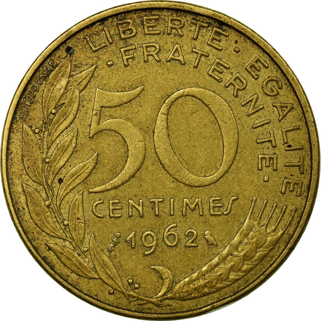 Marianne, 50 Centimes, 1962