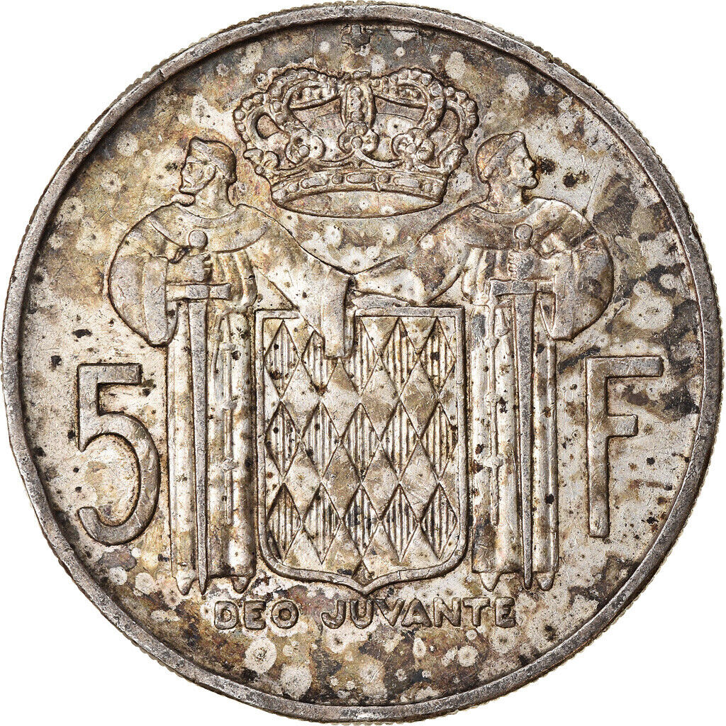 Rainier III, 5 Francs, 1960