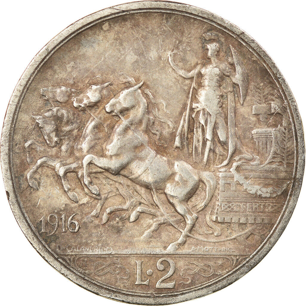 Vittorio Emanuele III, 2 Lire, 1916