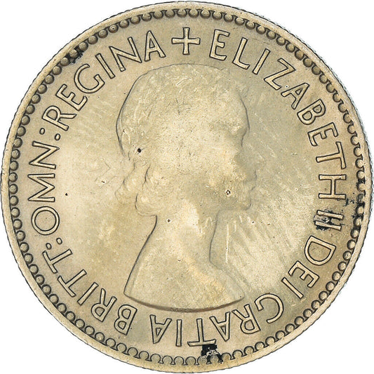 Elizabeth II, 6 Pence, 1953