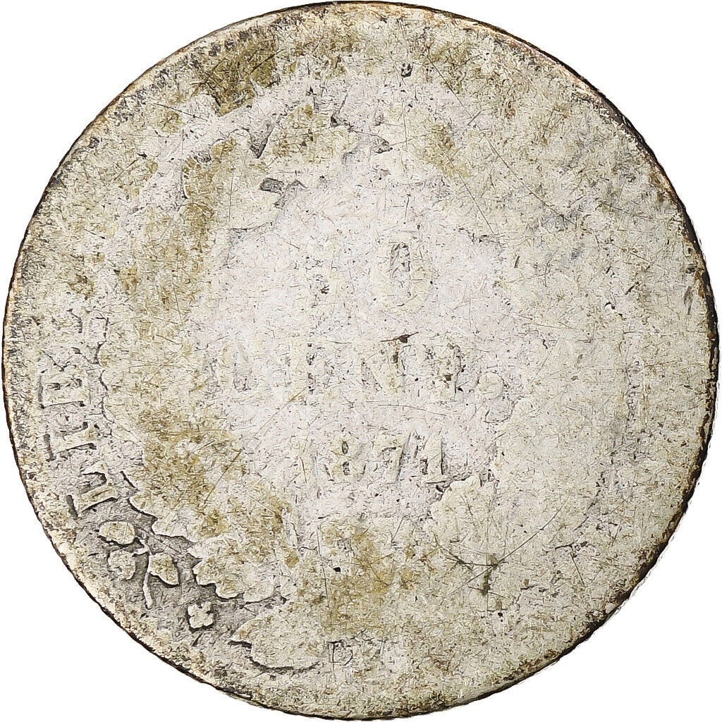 Cérès, 50 Centimes, 1871