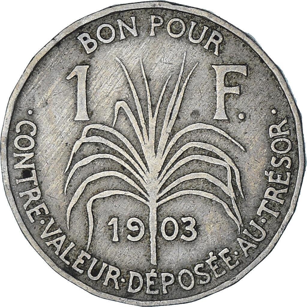 Guadeloupe, Franc, 1903