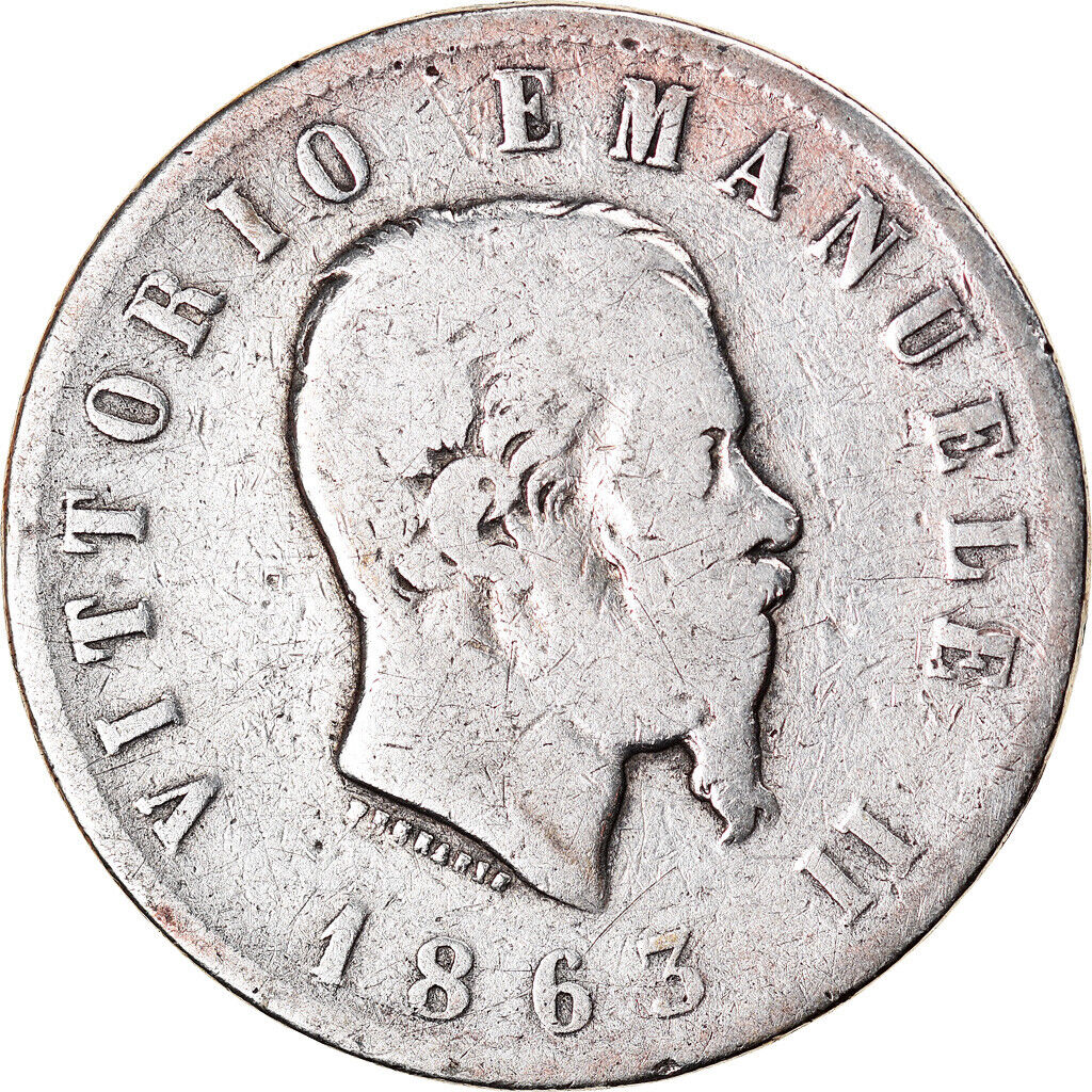 Vittorio Emanuele II, 2 Lire, 1863