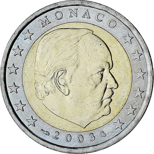 Rainier III, 2 Euro, 2003
