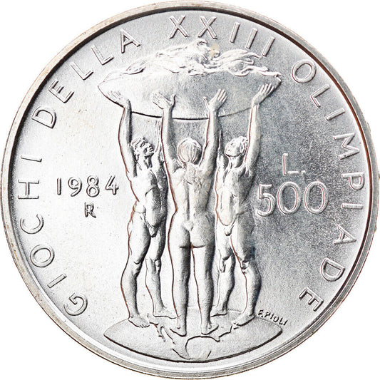 500 Lire, 1984, Los Angeles Olympics
