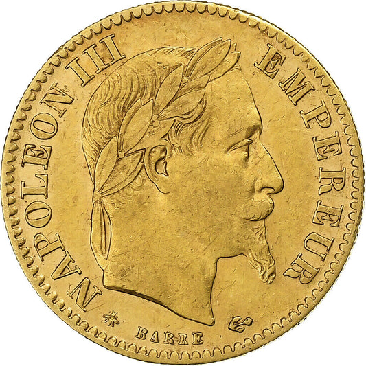 Napoleon III, 10 Francs, 1864