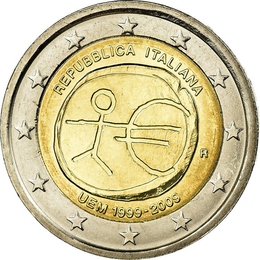 2 Euro Italian Stickman Coin