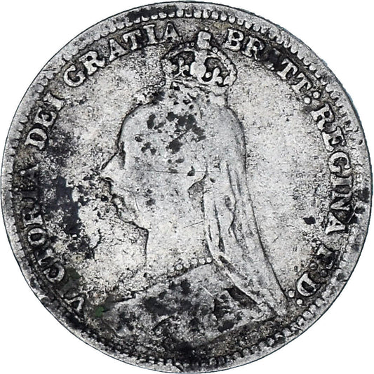 Victoria, 3 Pence, 1888